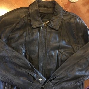 Leather Bomber Jacket -Black Friday Special